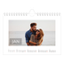Fotokalender A5 Enkel — Stor dato [Januari]