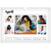 Fotokalender A3 Enkel — Tidningsstil [April]