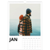 A3 Årskalender — Vit kalender [Januari]