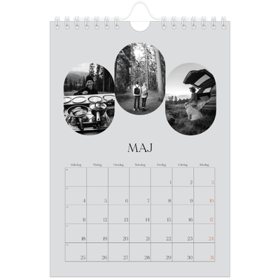 Fotokalender A5 Enkel — Den öppna vägen [omslag]
