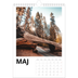 Fotokalender A4 Enkel (20 x 30 cm) — Vit kalender [omslag]