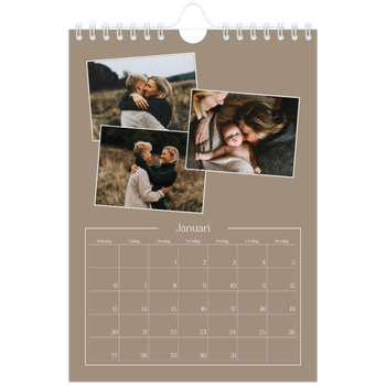 Fotokalender A5 Enkel — Skapade minnen