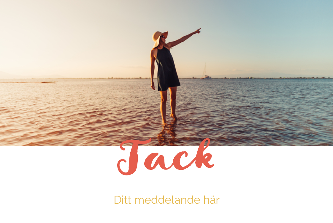 Tack — Tack - fet stil