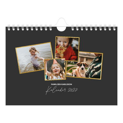 Fotokalender A5 Enkel — Goda minnen [omslag]