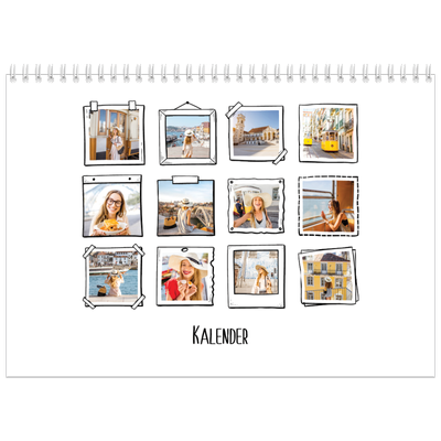Fotokalender A3 Klassisk (30 x 40 cm) — Albumögonblick [omslag]