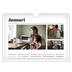 Fotokalender A4 Enkel — Tidningsstil [Januari]