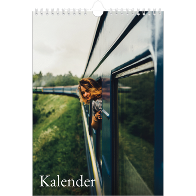 Fotokalender A4 Enkel (20 x 30 cm) — Enkel serif-teckensnitt [omslag]