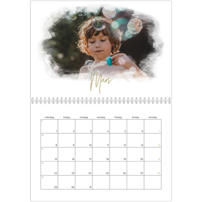Fotokalender A3 Klassisk (30 x 40 cm) — Fotoeffekter [Mars]