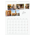 A3 Årskalender — Stadssemester (vit) [Mars]