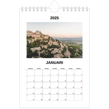 Fotokalender A5 Enkel — Enkel bild