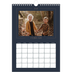Fotokalender A4 Enkel (20 x 30 cm) — Preussisk blå [Februari]