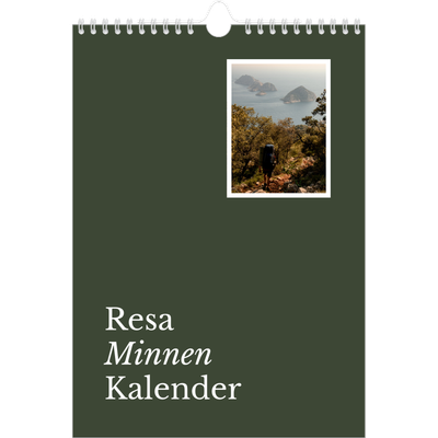 Fotokalender A4 Enkel (20 x 30 cm) — Redaktionell Jord [omslag]