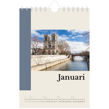 Fotokalender A5 Enkel — Världens sevärdheter