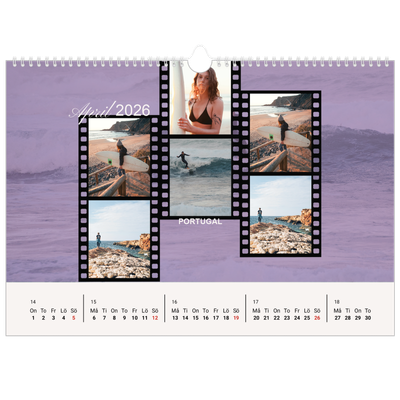 Fotokalender A3 Enkel — Äventyrslängtan [April]