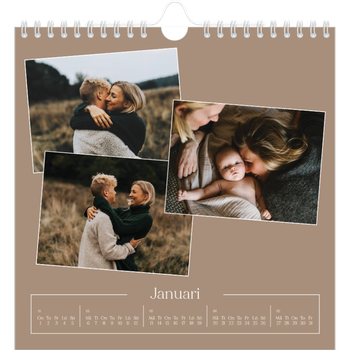 Fotokalender Kvadratisk — Skapade minnen