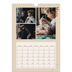 Fotokalender A4 Enkel (20 x 30 cm) — Asymmetrisk text [Mars]