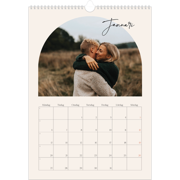 Fotokalender A3 Enkel — Minnen i valv