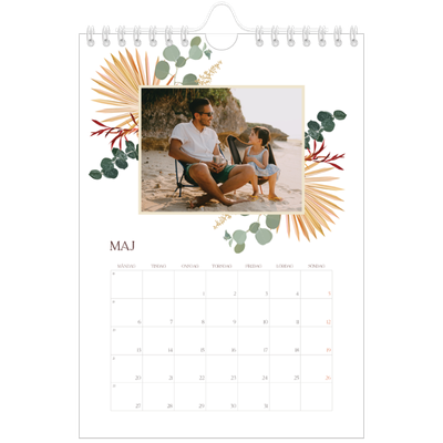 Fotokalender A5 Enkel — Bohemisk stil [omslag]