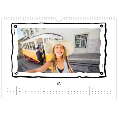 Fotokalender A3 Enkel — Albumögonblick [omslag]
