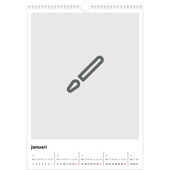 Fotokalender A3 Enkel — Designa din egna fotoprodukt