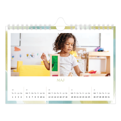 Fotokalender A5 Enkel — Borsteffekt [omslag]