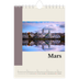 Fotokalender A5 Enkel — Världens sevärdheter [Mars]