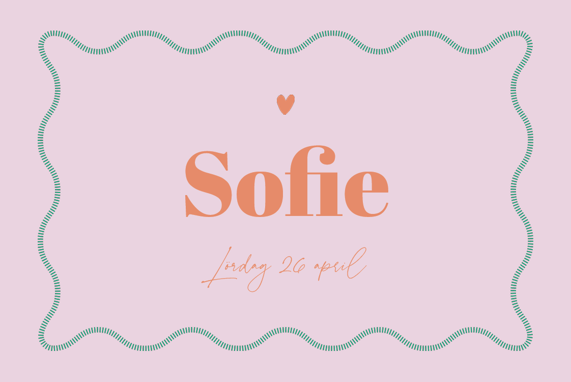 Inbjudningar — Rodnad och snirkel