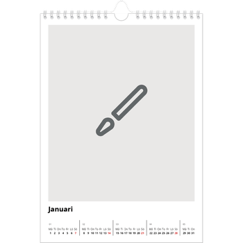 Fotokalender A4 Enkel — Designa din egna fotoprodukt