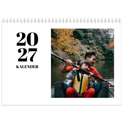 Fotokalender A3 Klassisk (30 x 40 cm) — Serif och ögonblick [omslag]