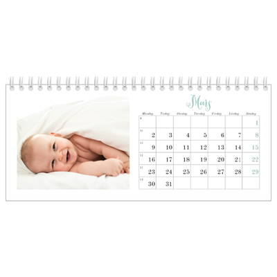 Skrivbordskalendrar — Hej världen [Mars]