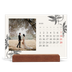 Skrivbordskalender med träställ - Liggande  — Bläck & murgröna [Mars]