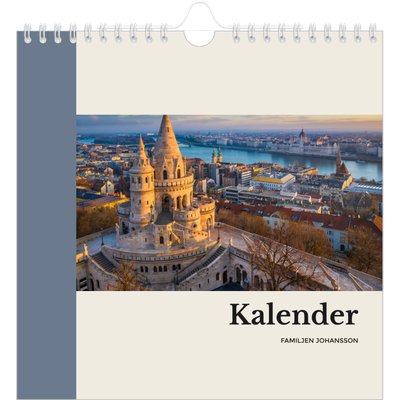 Årskalender kvadratisk — Världens sevärdheter [omslag]