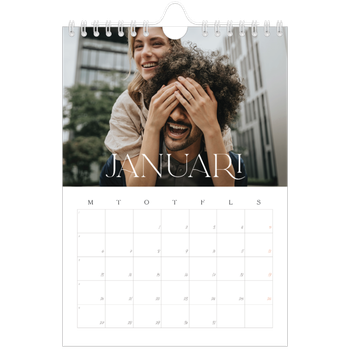 Fotokalender A5 Enkel — Stora bilder