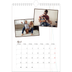 Fotokalender A4 Enkel (20 x 30 cm) — Blompapper [April]
