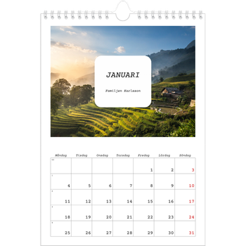 Fotokalender A4 Enkel — Hela historien