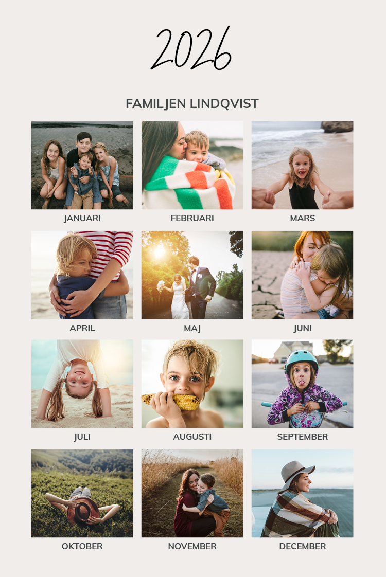 Fotokort — Stora kvadratiska bilder