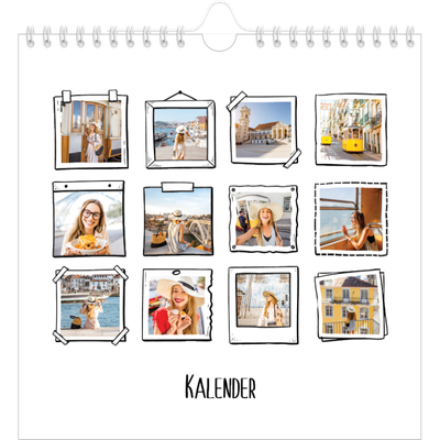 Årskalender kvadratisk — Albumögonblick [omslag]