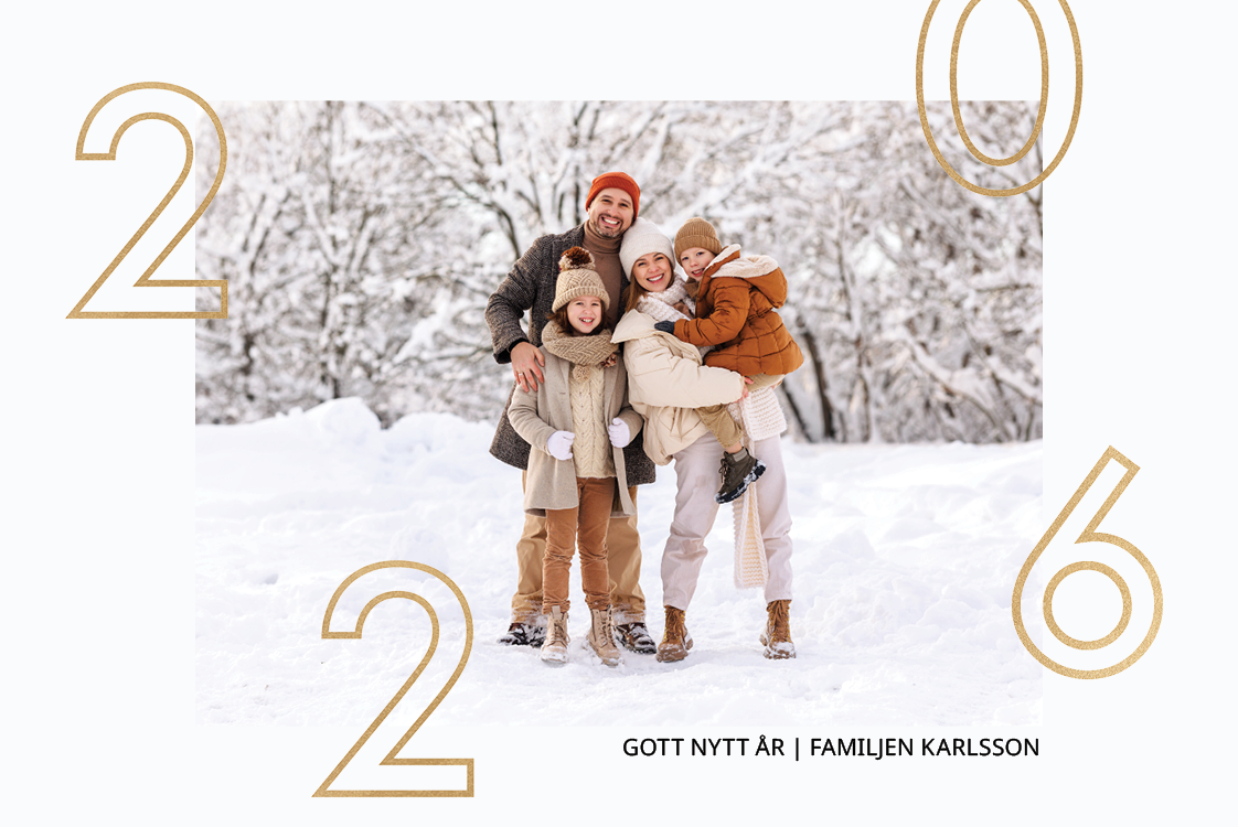 Fotokort — Guldigt år