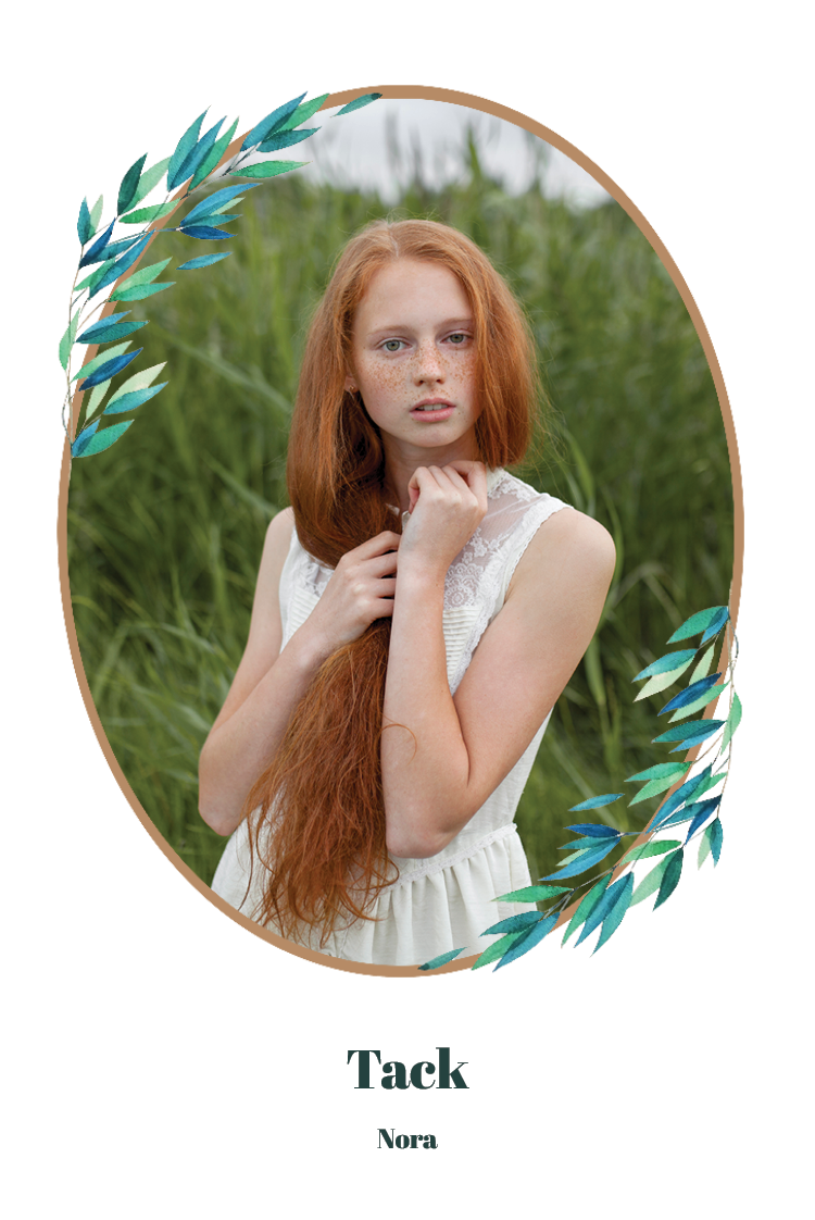 Tack — Eukalyptus vattenfärg