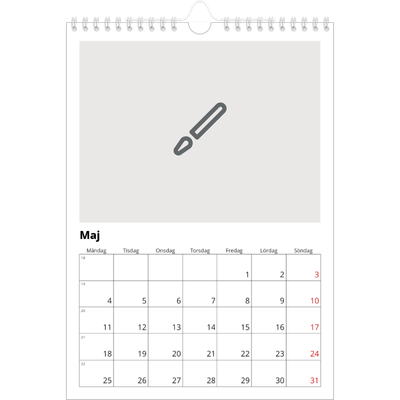 Fotokalender A4 Enkel (20 x 30 cm) — Designa din egna fotoprodukt [omslag]