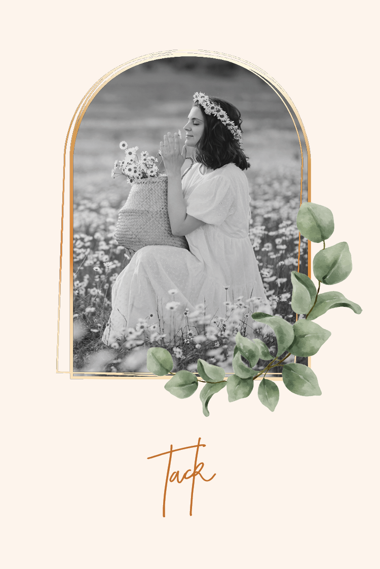 Tack — Gyllene botanisk båge