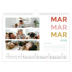 Fotokalender A4 Enkel — Färgglada typsnitt [Mars]