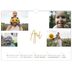 Fotokalender A3 Enkel — Guldstift [April]