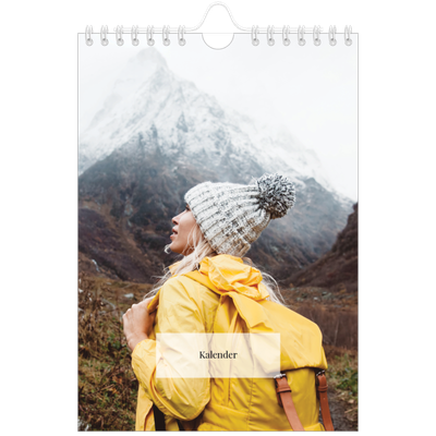 Fotokalender A5 Enkel — Klassisk kalender [omslag]