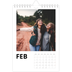 Fotokalender A5 Enkel — Vit kalender [Februari]