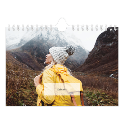 Fotokalender A5 Enkel — Klassisk kalender [omslag]