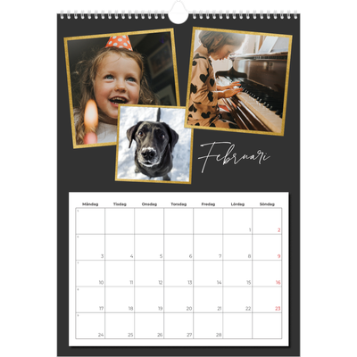 A3 Årskalender — Goda minnen [Februari]