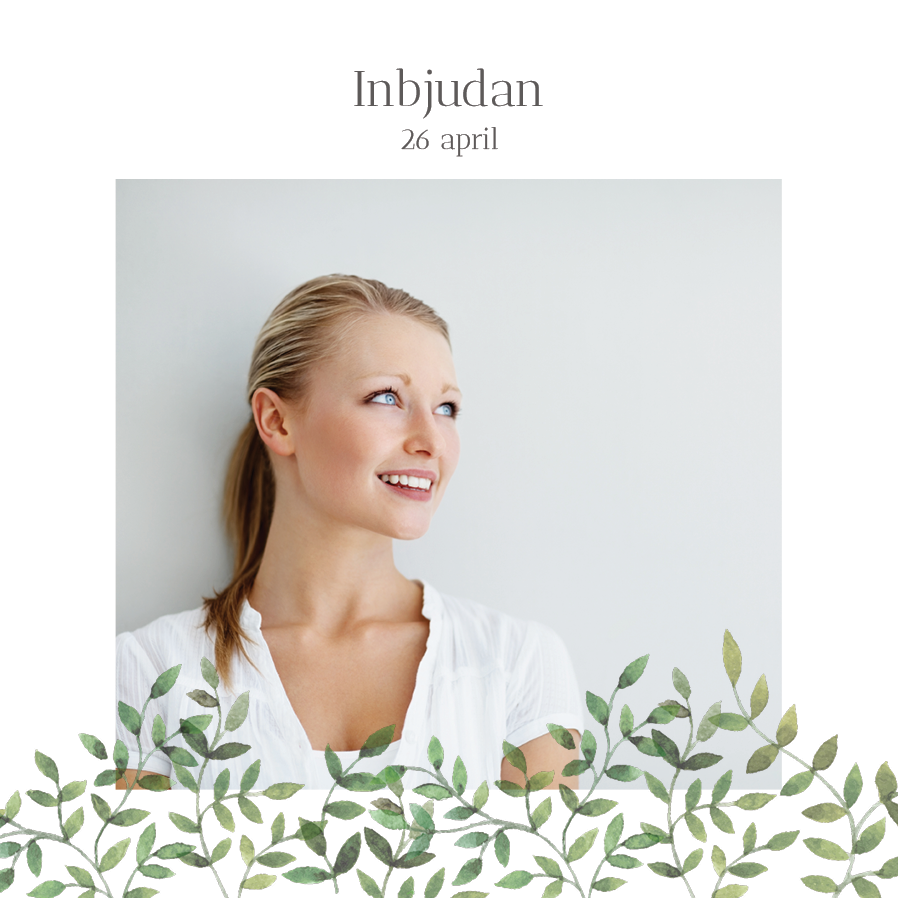 Inbjudningar — Vackra blad