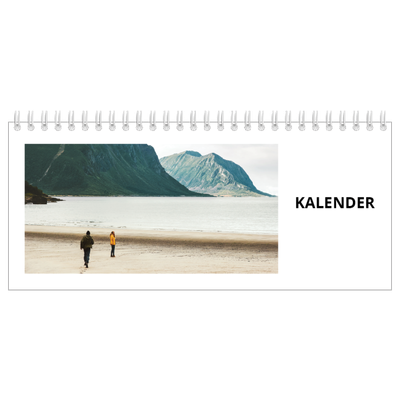 Skrivbordskalendrar — Vit kalender [omslag]