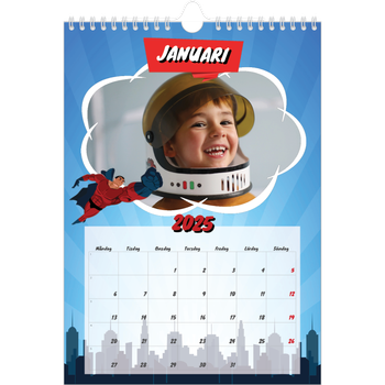 Fotokalender A4 Enkel — Serietidning
